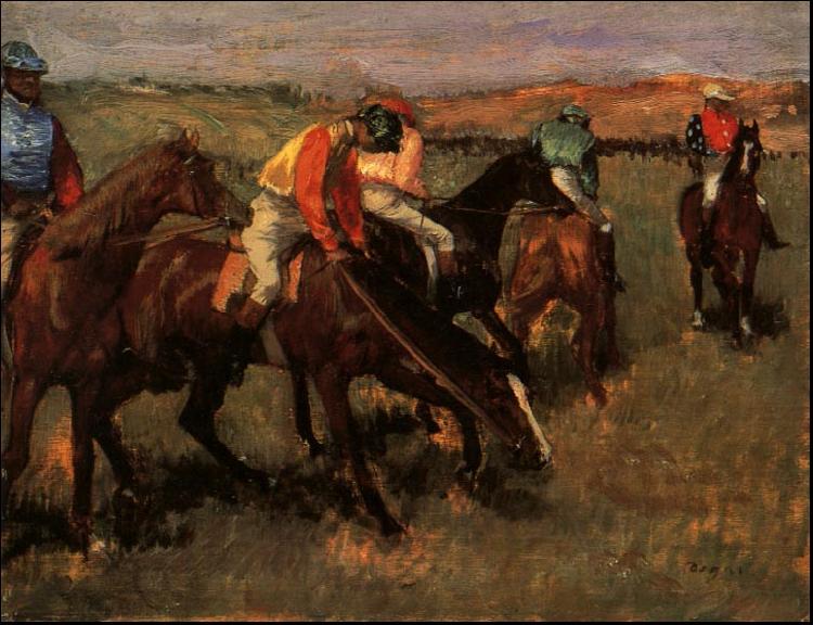 Edgar Degas Before the Race Sweden oil painting art